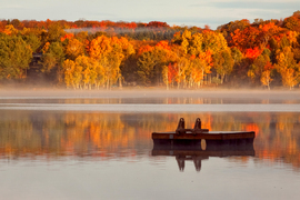 A Photograph of Mill Lake during the fall. We had such a great summer that year and this just finished it off.